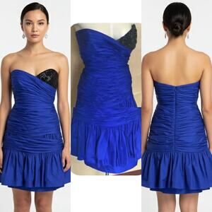 Robert Rodriguez Ruched Rhinestone Eve Dre…